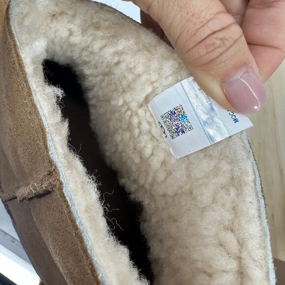 UGG New Heights Platform Mini Boot Womens 9 Hickory Chunky Y2K Style Shearling - Picture 10 of 10